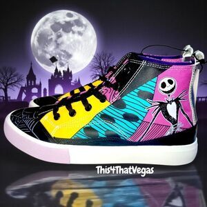 Disney x GroundUp Nightmare Before Christmas Jack Skellington High Top Sneakers